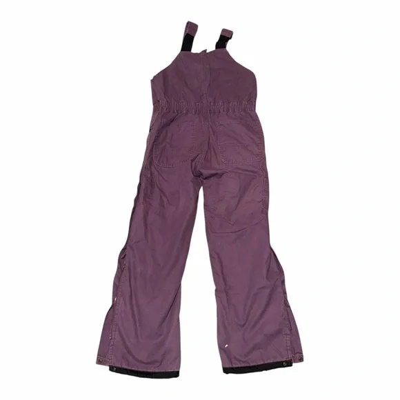 Purple Women’s Canvas Insulated Bibs - Picture 3 of 8